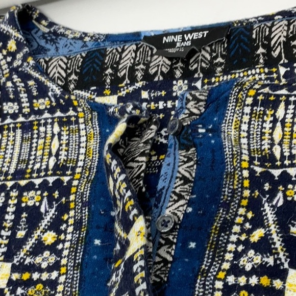 Nine West Jeans Bohemian style Women’s Blouse - Picture 4 of 6